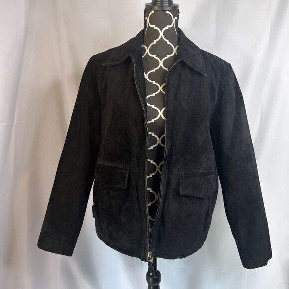 JLC Adventures On The Wing American Classics Black Leather Moto Jacket Medium - Picture 2 of 14